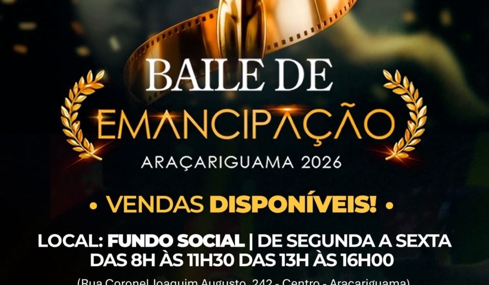 Evento marca os 34 anos de Araçariguama com baile especial, música ao vivo e celebração da história do município.

Crédito: Prefeitura De Araçariguama (Redes Sociais/Reprodução)