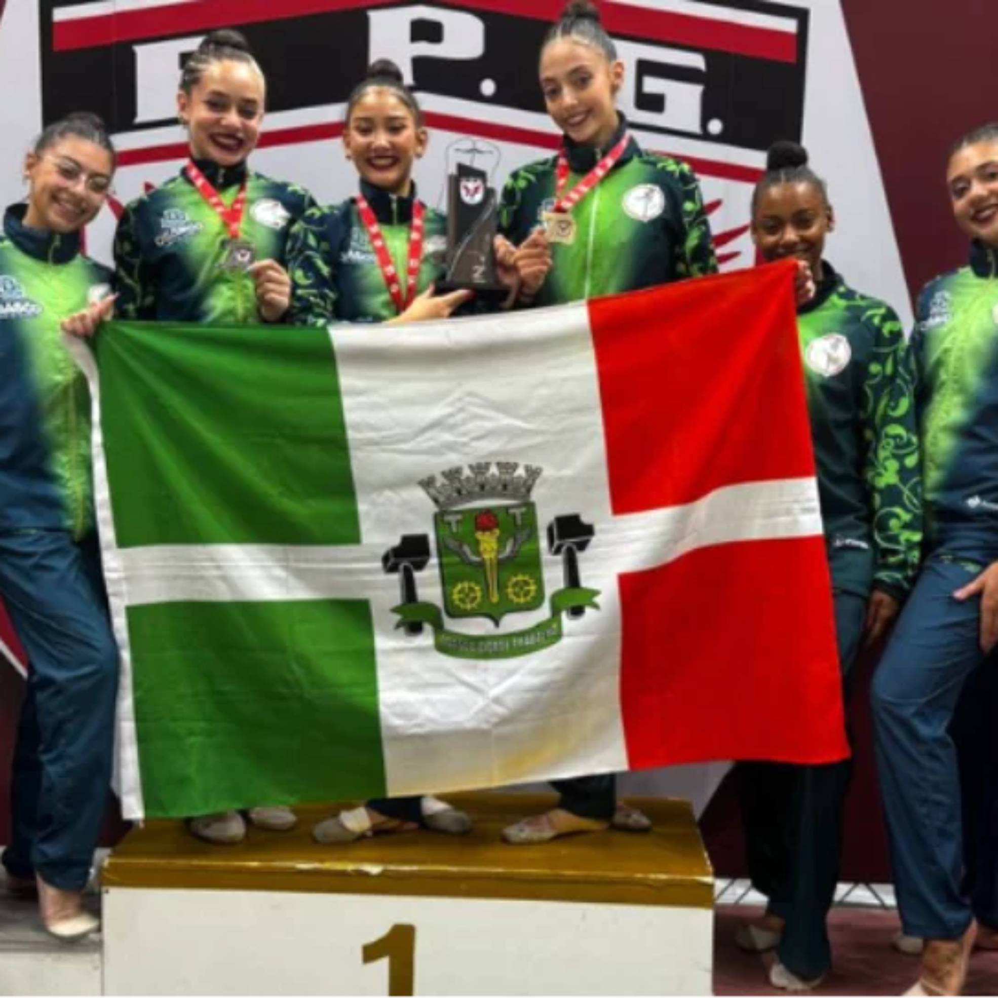Equipe de ginástica rítmica de Osasco conquista medalhas e se destaca em competição estadual.

Crédito: Divulgação 