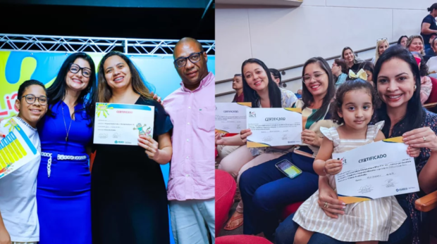 Formatura dos programas Famílias Fortes e ACT reúne famílias em Osasco. Imagem: Divulgação