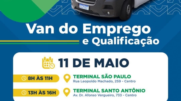 A Van do Emprego segue percorrendo Sorocaba para facilitar o acesso da população às oportunidades de trabalho e qualificação profissional. 

Crédito: Prefeitura De Sorocaba (Redes Sociais/Reprodução)