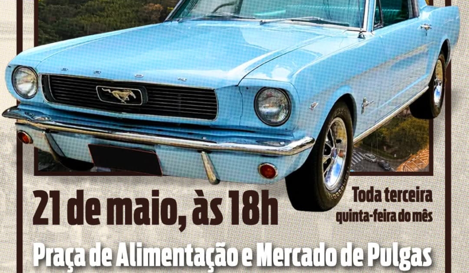 Nesta quinta-feira (21), acontece mais uma edição do Encontro Noturno de Carros Antigos, reunindo apaixonados por veículos clássicos em uma noite cheia de nostalgia, cultura automotiva e diversão para toda a família.

Crédito: Prefeitura De Santana De Parnaíba (Redes Sociais/Reprodução)