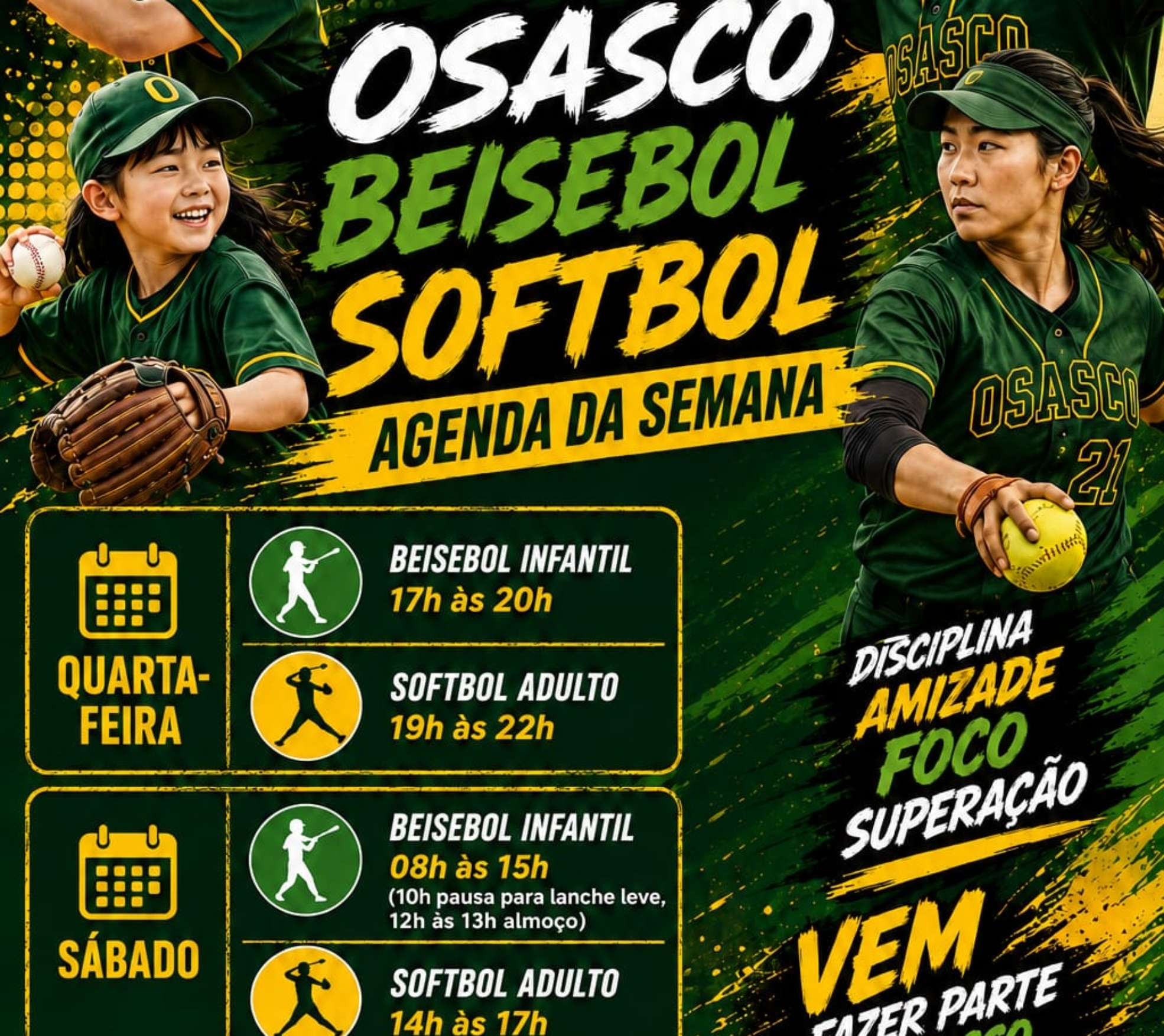 Escolinha da ACENBO amplia acesso ao beisebol infantil e fortalece formação esportiva em Osasco.

Arte: Divulgação