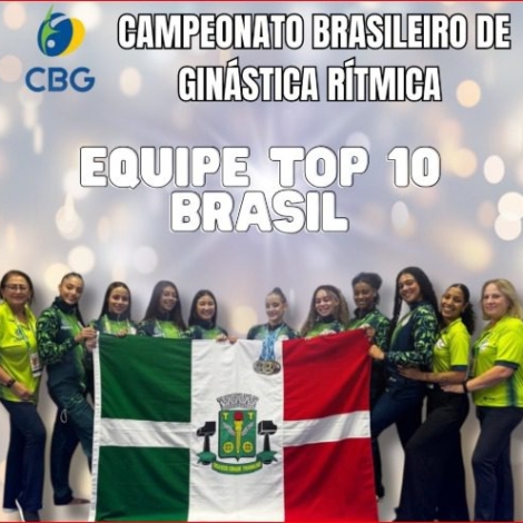 Equipe de ginástica rítmica do FAE Osasco conquistou Top 10 nacional em importante competição da modalidade.

Crédito: Divulgação
