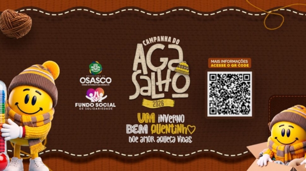 Espetáculo abre campanha solidária que arrecada agasalhos para famílias em Osasco.

Crédito: Divulgação 
