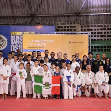Delegação de Osasco conquista 26 medalhas no 5º Torneio LKO de Karatê e reforça a força das artes marciais no esporte municipal. 

Crédito: Divulgação