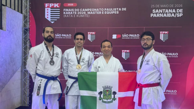 Osasco brilhou no Campeonato Paulista de Karatê! Nossos atletas conquistaram cinco medalhas e garantiram vaga para o Campeonato Brasileiro da modalidade.
Crédito: Divulgação