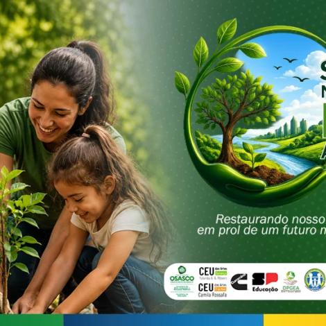 Programação da Semana do Meio Ambiente inclui palestras, revitalização de áreas verdes e atividades sustentáveis em diferentes regiões da cidade.

Crédito: Divulgação