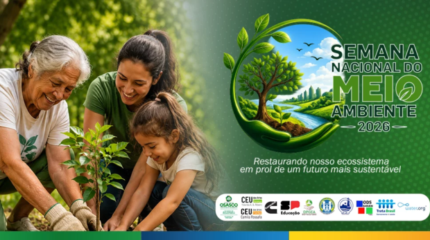 Programação da Semana do Meio Ambiente inclui palestras, revitalização de áreas verdes e atividades sustentáveis em diferentes regiões da cidade.
Crédito: Divulgação