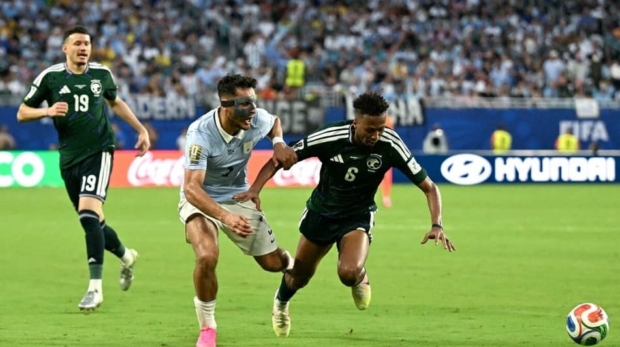 Arábia Saudita e Uruguai empataram em 1 a 1, pelo grupo H, da Copa do Mundo. (Foto: CHANDAN KHANNA / AFP)
Arábia Saudita e Uruguai ficaram