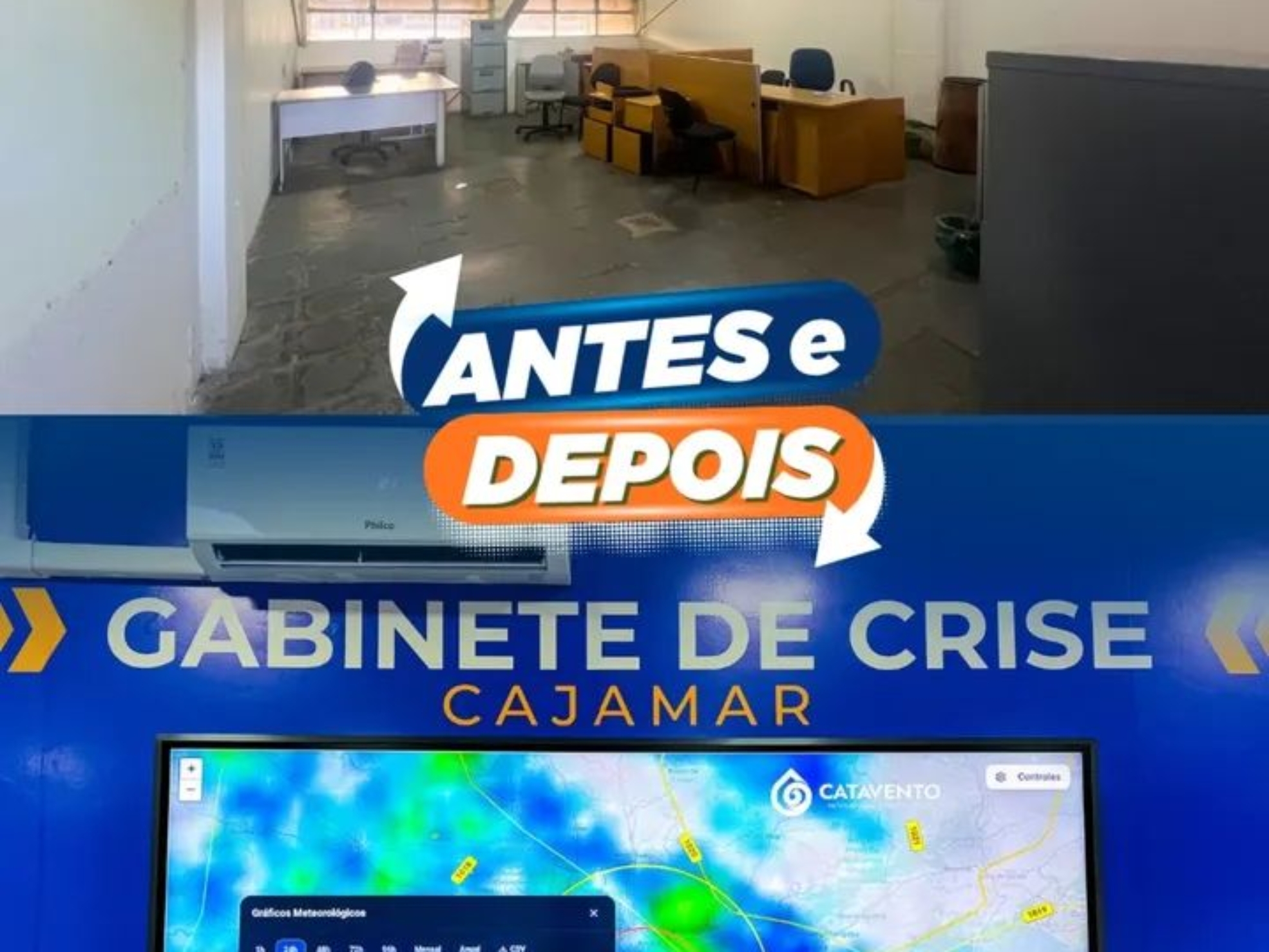 Nova sede da Defesa Civil de Cajamar amplia a capacidade operacional das equipes e fortalece as ações de prevenção e atendimento à população.

Crédito: Prefeitura De Cajamar (Redes Sociais/Reprodução)