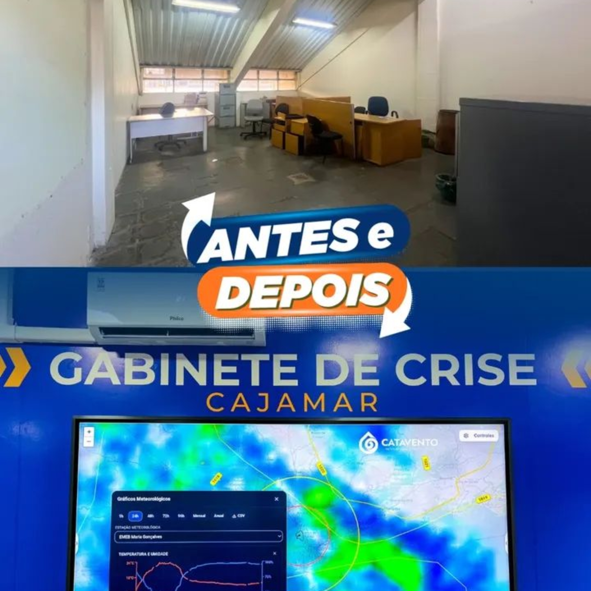 Nova sede da Defesa Civil de Cajamar amplia a capacidade operacional das equipes e fortalece as ações de prevenção e atendimento à população.

Crédito: Prefeitura De Cajamar (Redes Sociais/Reprodução)