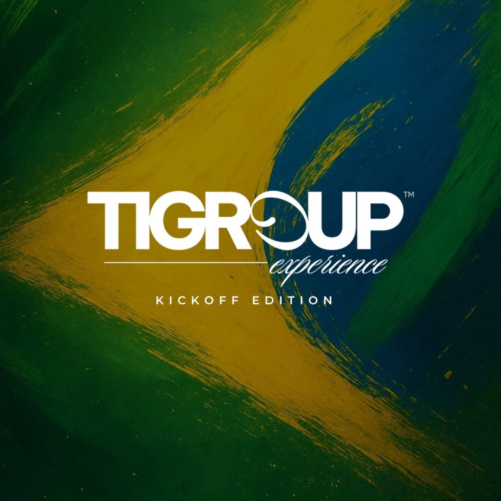 Identidade visual oficial do Tigroup Experience Kickoff Edition, plataforma criada para transformar marcas em experiências memoráveis por meio de eventos proprietários e conexões estratégicas.

Crédito: Arte Tigroup 
