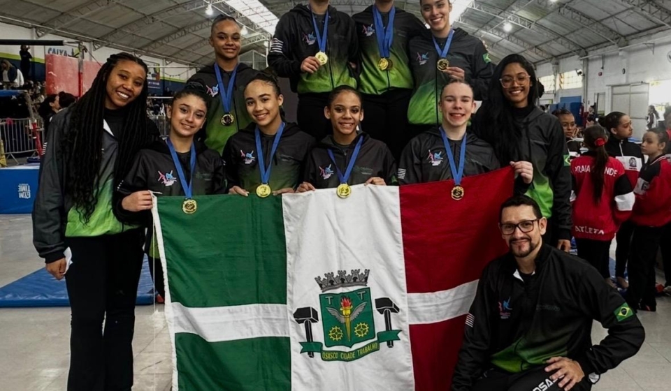 Jovens talentos da ginástica artística de Osasco acumulam pódios e reforçam a tradição esportiva do município.

Crédito: Divulgação