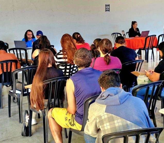 Candidatos participam do Feirão do Emprego de São Roque, iniciativa que aproxima trabalhadores e empresas, oferecendo oportunidades de contratação e fortalecendo o acesso ao mercado de trabalho. 

Crédito: Prefeitura De São Roque 