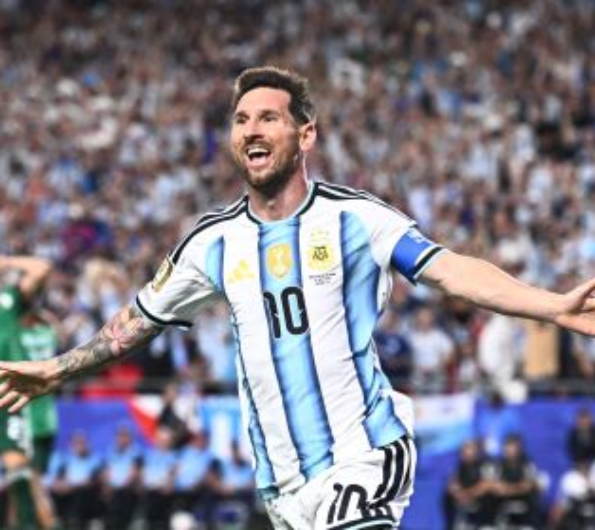 Messi chegou aos 16 gols em Copas do Mundo • Photo by Tom Weller/picture alliance via Getty Images