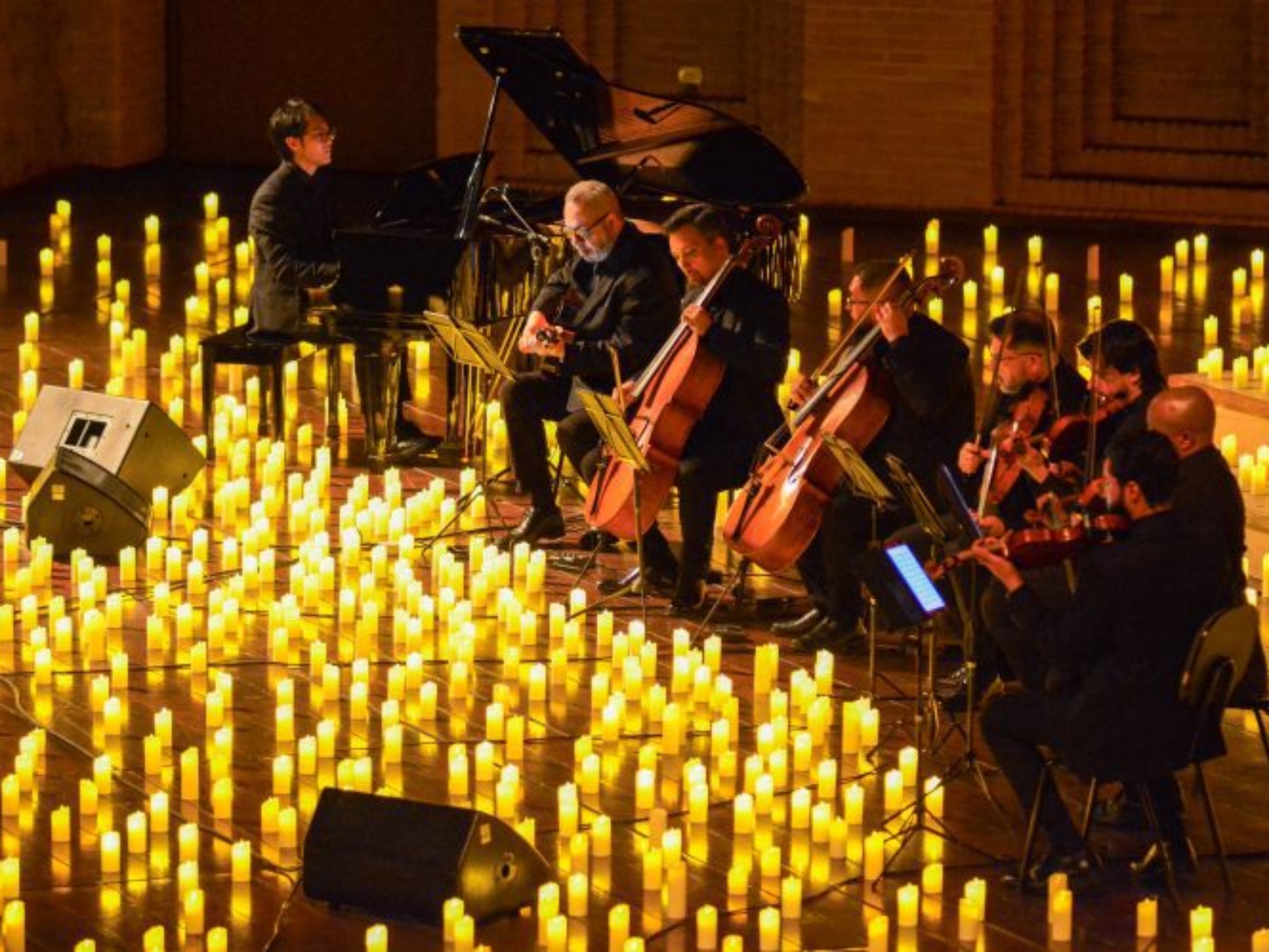 Atmosfera intimista e emocionante marca o Concerto à Luz de Velas – A Música do Cinema, no Teatro Municipal Glória Giglio, em Osasco.

Crédito: Divulgação