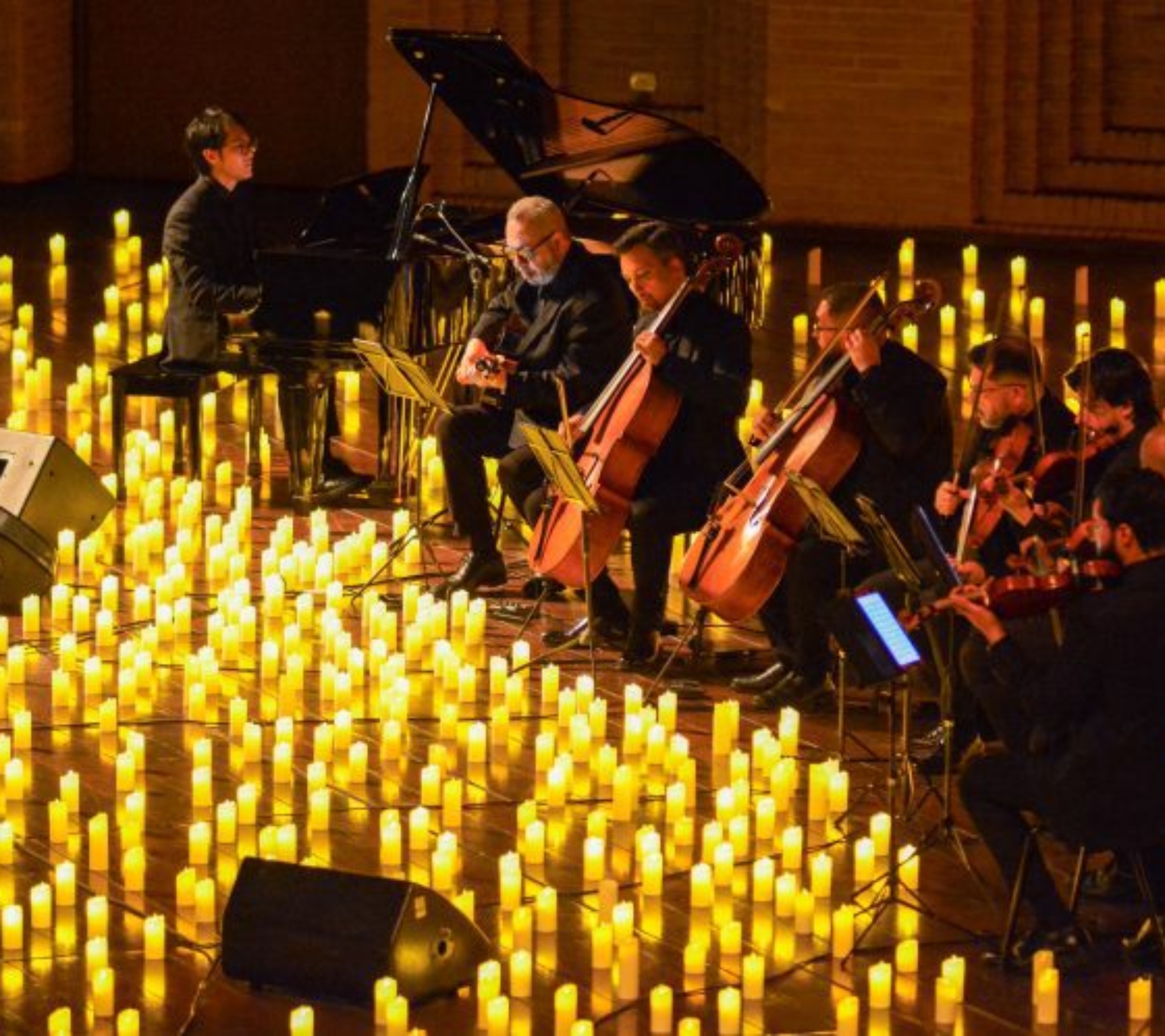 Atmosfera intimista e emocionante marca o Concerto à Luz de Velas – A Música do Cinema, no Teatro Municipal Glória Giglio, em Osasco.

Crédito: Divulgação