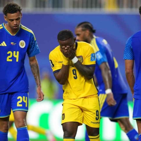 Yeboah lamenta umas das chances perdidas pelo Equador contra Curaçao Hakan Akgun/Anadolu via Getty Images