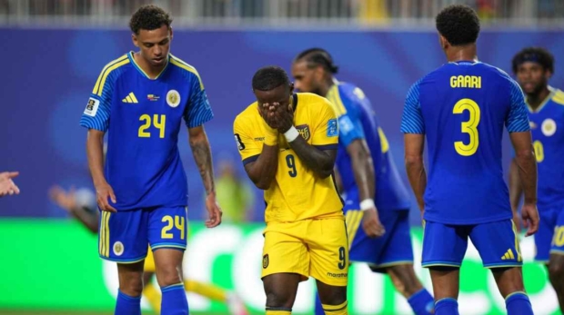 Yeboah lamenta umas das chances perdidas pelo Equador contra Curaçao Hakan Akgun/Anadolu via Getty Images