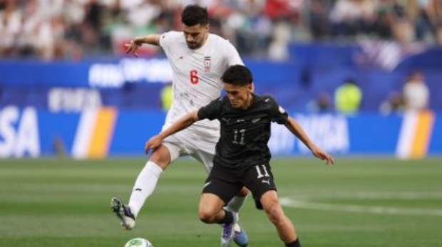 Duelo entre Irã e Nova Zelândia, válido pela primeira rodada da Copa do Mundo • Richard Heathcote/Getty Images
