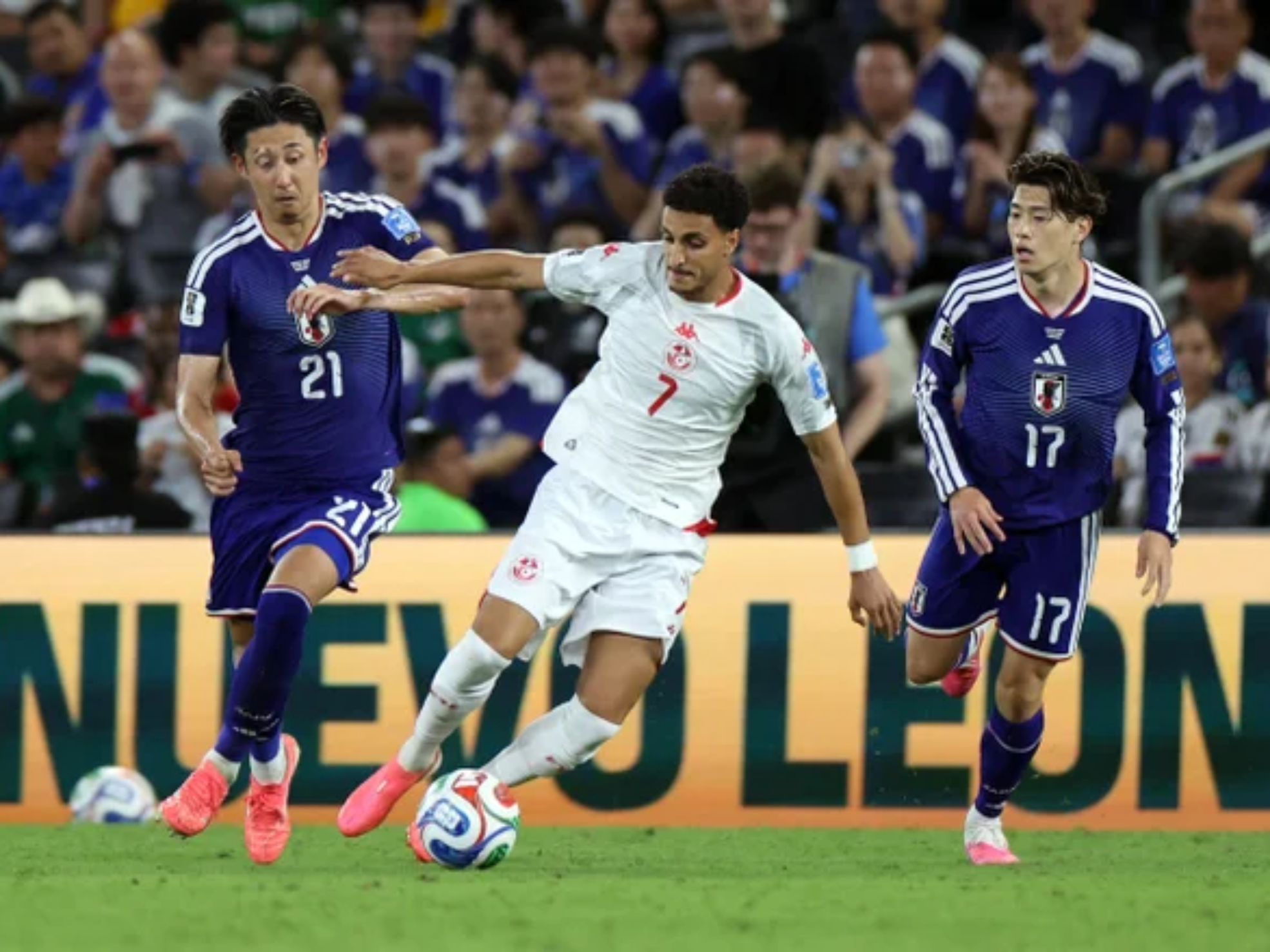 Japão: seleção goleou a Tunísia (Julio Cesar AGUILAR/AFP)