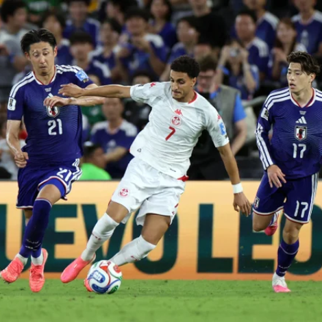 Japão: seleção goleou a Tunísia (Julio Cesar AGUILAR/AFP)