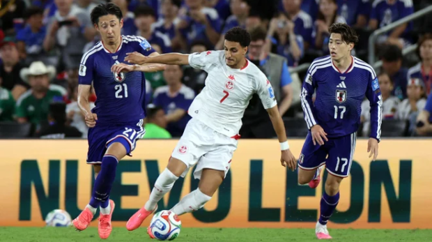Japão: seleção goleou a Tunísia (Julio Cesar AGUILAR/AFP)