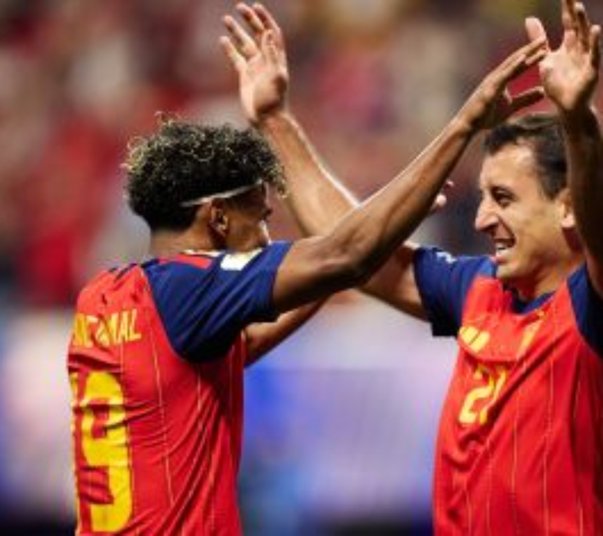 Oyarzabal e Yamal construíram vitória da Espanha contra a Arábia Saudita • Foto: Juan Luis Diaz/Quality Sport Images/Getty Images