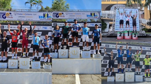 Atletas da equipe de ciclismo de Osasco comemoram os excelentes resultados conquistados em competições realizadas em Santa Catarina e São Paulo, reforçando o protagonismo do município no cenário esportivo nacional.
Crédito: Divulgação
