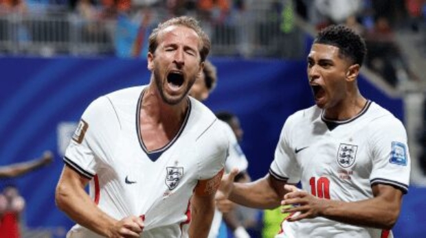 Comemoração de Harry Kane após gol de empate contra RD Congo • Divulgação/Fifa