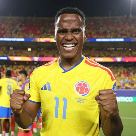Jhon Arias comemora classificação (Michael Regan - FIFA/FIFA/Getty Images)
