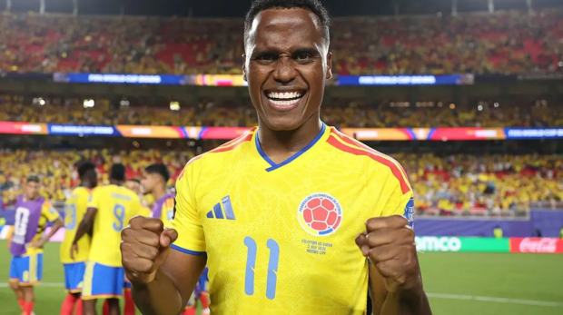 Jhon Arias comemora classificação (Michael Regan - FIFA/FIFA/Getty Images)