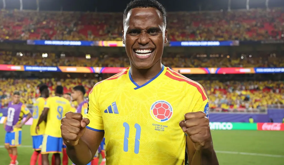 Jhon Arias comemora classificação (Michael Regan - FIFA/FIFA/Getty Images)