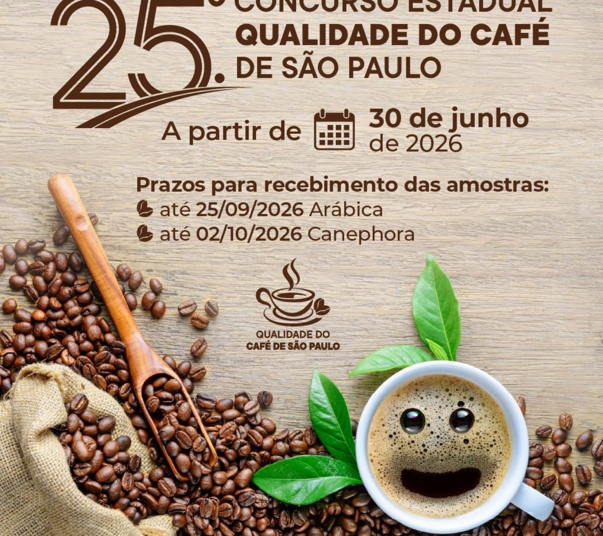 Tradição, qualidade e inovação no campo! A cafeicultura paulista ganha destaque com mais uma edição do concurso que valoriza produtores e revela os melhores sabores do café produzido em São Paulo..

Crédito: Divulgação
