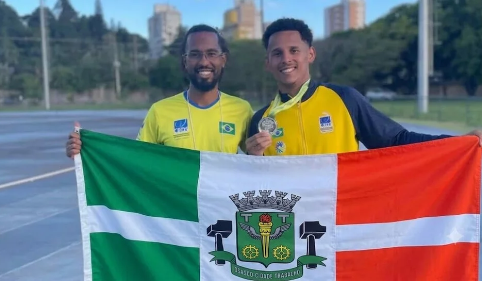 Osasquenses Romailson Ribeiro de Santana e David Alisson Dias representarão a Seleção Brasileira de Atletismo Surdolímpico no Open Pan-Americano Desportivo de Surdos 2026, levando o nome de Osasco e do Brasil ao cenário internacional.

Crédito: Divulgação