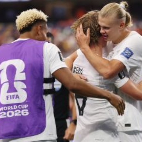 Haaland comemora gol contra a Costa do Marfim • Foto: Getty Images - Divulgação/ Fifa