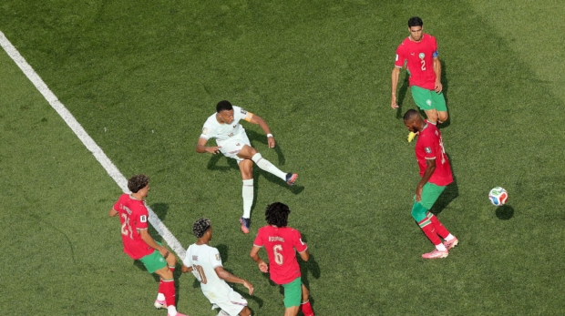 Com gols de Mbappé e Dembelé, a França avança à semifinal da Copa do Mundo. Foto de Alex Slitz/Getty Images