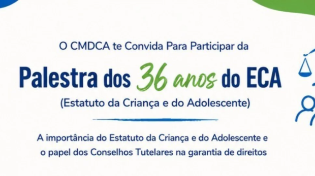 O CMDCA Osasco e a Secretaria Executiva da Infância e Juventude promovem palestra em comemoração aos 36 anos do Estatuto da Criança e do Adolescente, reforçando a importância da proteção integral e da garantia de direitos.

Crédito: Divulgação