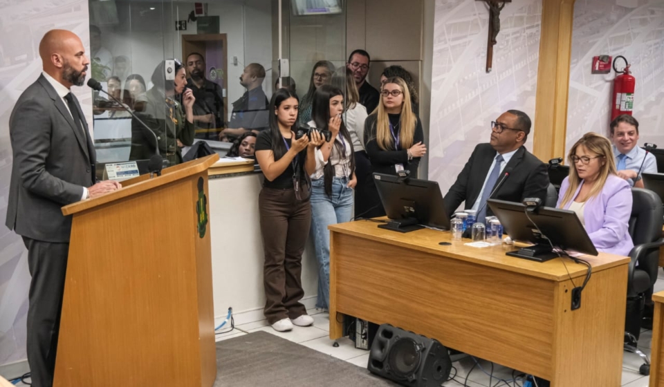 O prefeito Gerson Pessoa participou da abertura do segundo semestre legislativo da Câmara de Osasco e destacou a importância do trabalho conjunto entre Executivo e Legislativo em benefício da população osasquense 

Fotos: Ricardo Migliorini