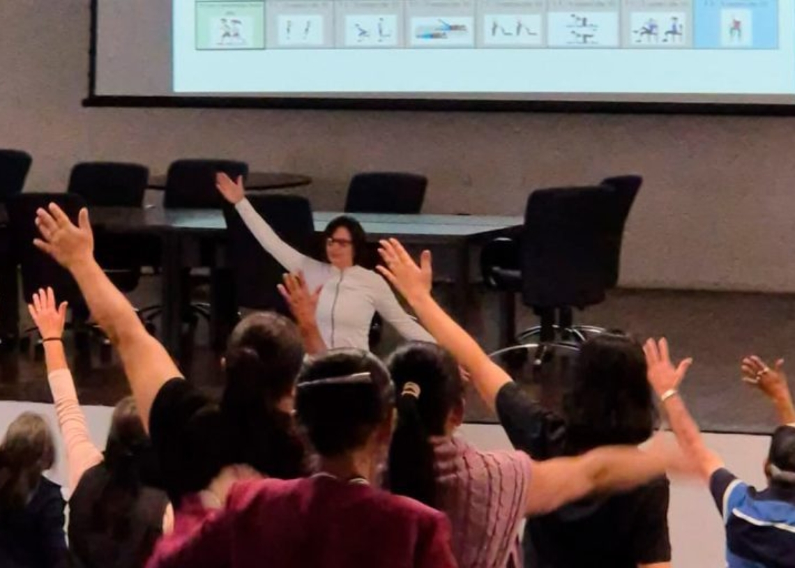 Pacientes do Programa de Controle do Tabagismo participam de encontro com especialistas, que contou com palestra médica e atividades voltadas à saúde física e emocional.

Crédito: Prefeitura De Itu