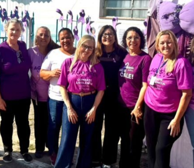 Ações do Dia D do Agosto Lilás mobilizaram diferentes secretarias municipais em Vargem Grande Paulista em atividades de conscientização e orientação pelo enfrentamento à violência contra as mulheres.

Crédito: Prefeitura De Vargem Grande Paulista (VGP)