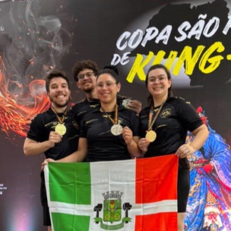 Atletas de Osasco conquistaram quatro medalhas na Copa São Paulo de Kung Fu, realizada no Ginásio do Ibirapuera, na capital paulista.

Crédito: Divulgação