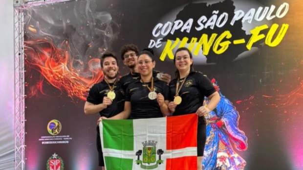 Atletas de Osasco conquistaram quatro medalhas na Copa São Paulo de Kung Fu, realizada no Ginásio do Ibirapuera, na capital paulista.
Crédito: Divulgação