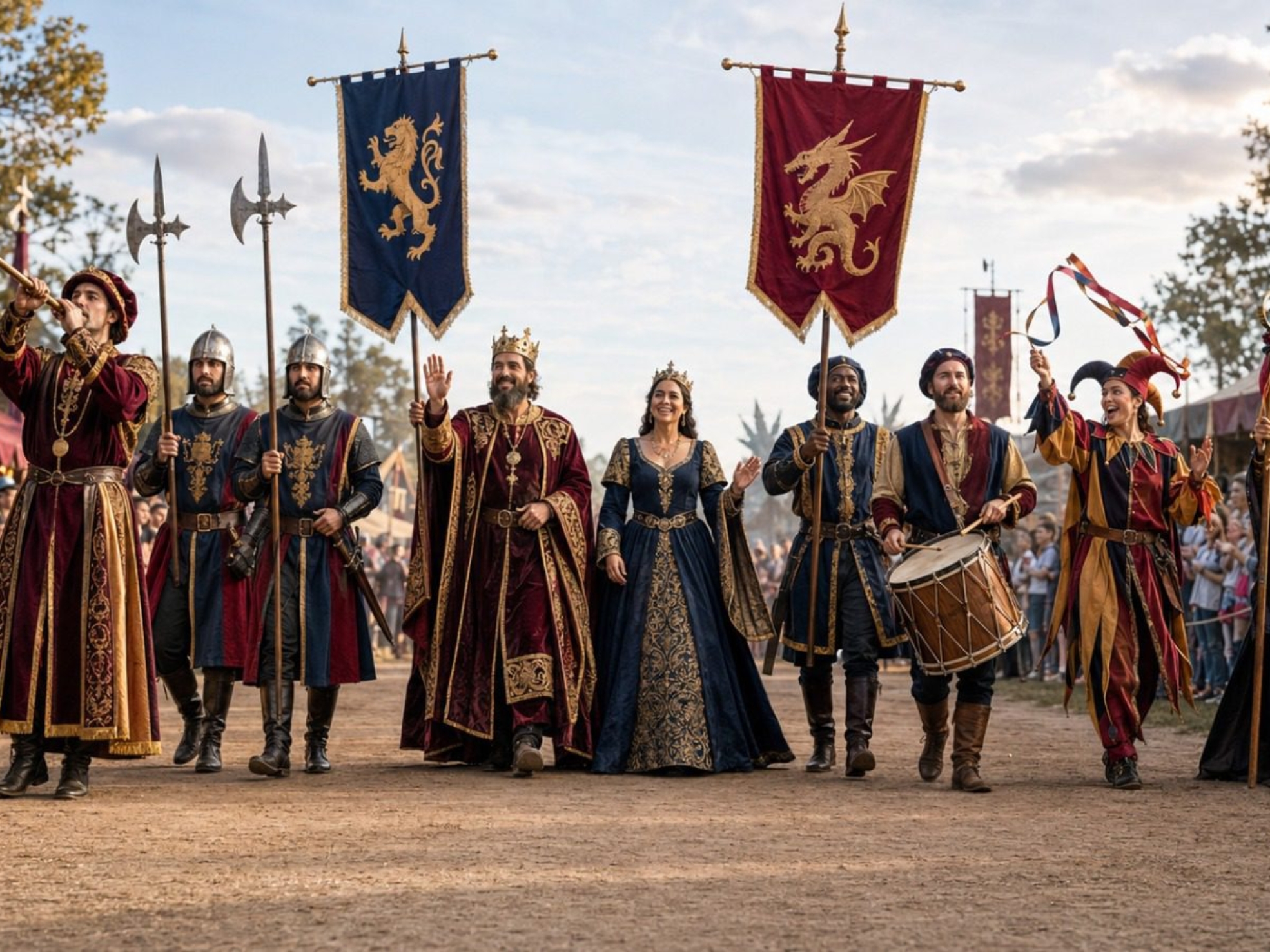 Festival Medieval de Osasco reúne combates, música, dança, jogos temáticos, cortejo real e concurso de fantasias nos dias 26 e 27 de setembro.

Crédito: Divulgação