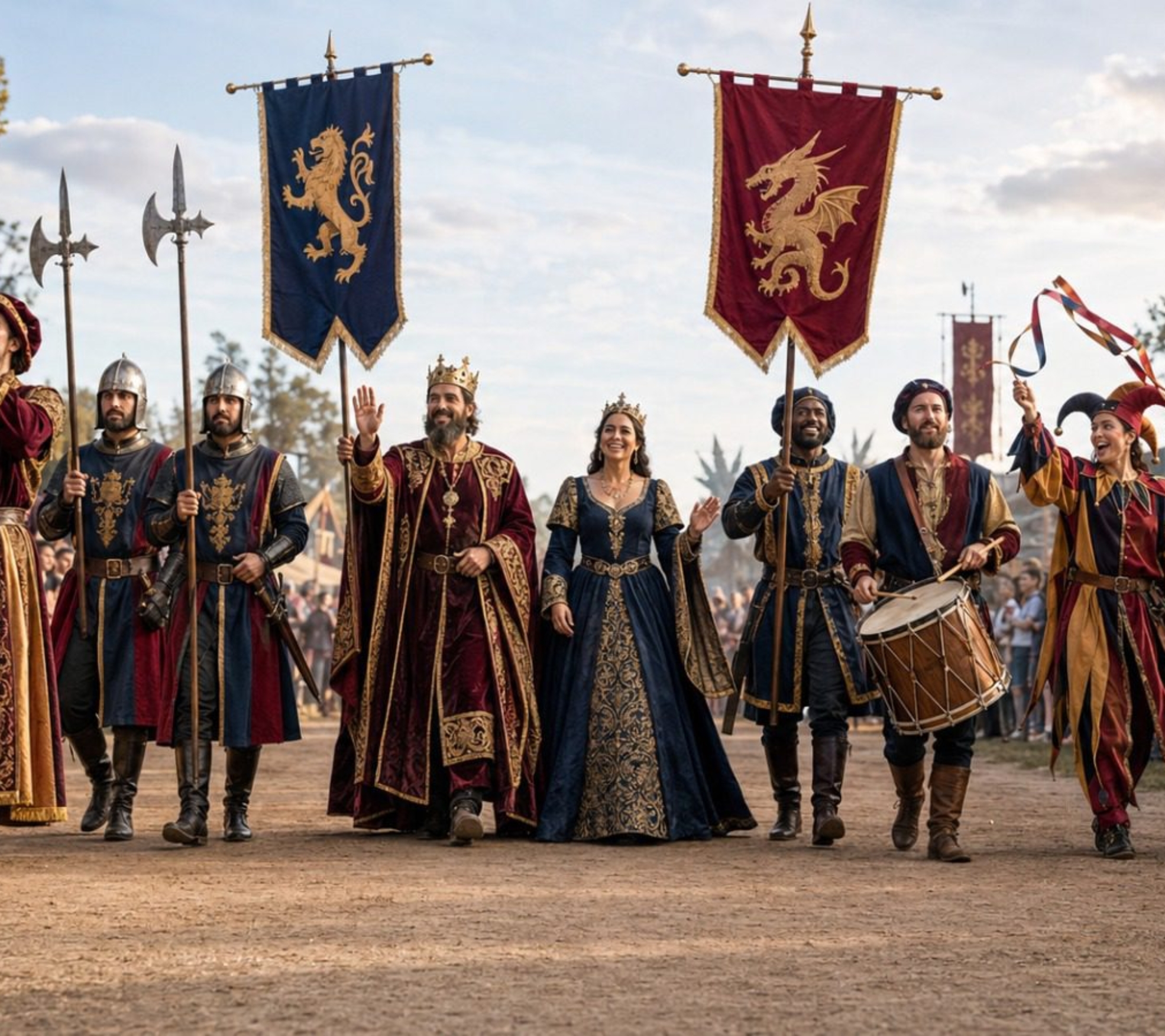 Festival Medieval de Osasco reúne combates, música, dança, jogos temáticos, cortejo real e concurso de fantasias nos dias 26 e 27 de setembro.

Crédito: Divulgação