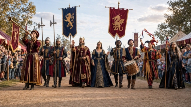 Festival Medieval de Osasco reúne combates, música, dança, jogos temáticos, cortejo real e concurso de fantasias nos dias 26 e 27 de setembro.

Crédito: Divulgação