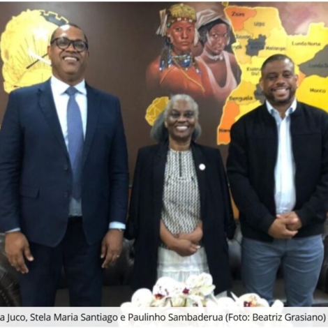 Vereador Josias da Juco, Stela Maria Santiago e Paulinho Sambaderua 

Crédito: Beatriz Grasiano