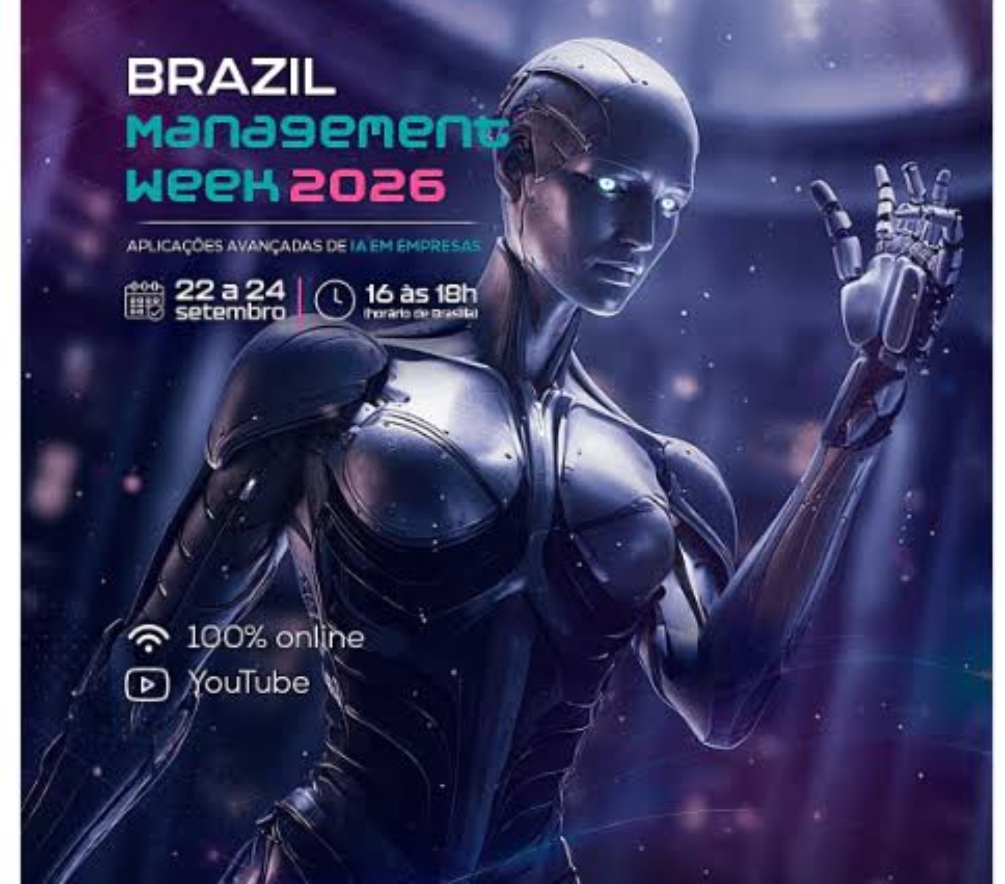 Brazil Management Week 2026 reúne especialistas internacionais para discutir os impactos e as aplicações da inteligência artificial em carreiras e empresas. Crédito: Divulgação/IBS Americas
