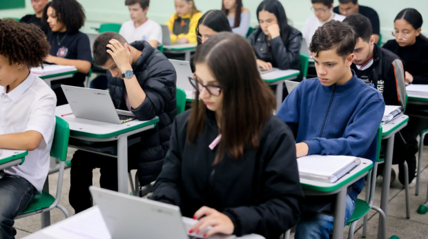 Com as novidades, a Educação de SP já alcança duas metas do PNE (Plano Nacional de Educação) para a primeira etapa do novo plano — os primeiros cinco anos do período 2026-2036 Foto: Divulgação/Governo de SP