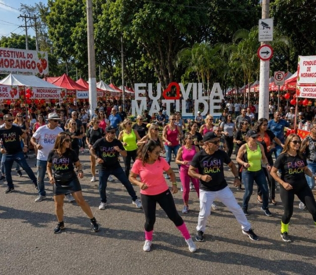 Festival de Morango – Especial Dia das Crianças e Flashback reúne gastronomia, música e diversão na Praça da Toco, na Vila Matilde.